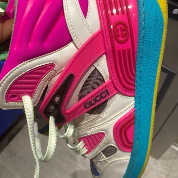 Gucci Basketball Sneakers Multicolored. - Picture 5 of 7
